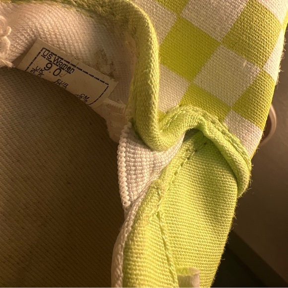 Neon Checkered Vans - Picture 5 of 6